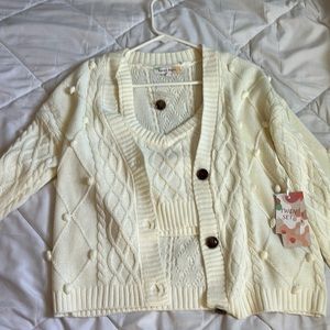 Cardigan tank top set